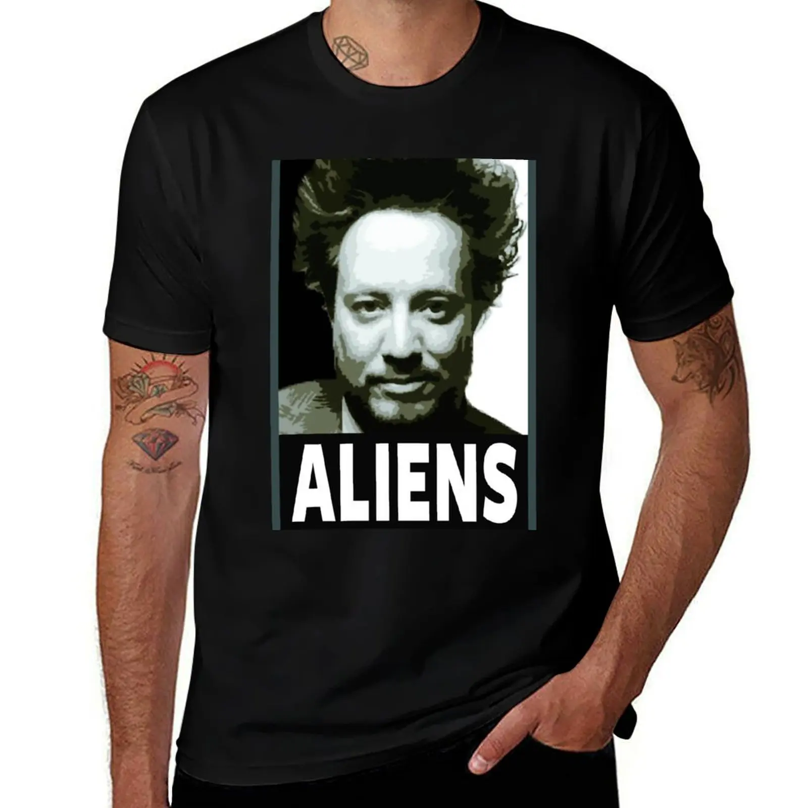 الأجانب تي شيرت القطن التي شيرت 100% رجل تي شيرت للرجال عادية مضحك تي شيرت الظلام الفكاهة تي شيرت #1