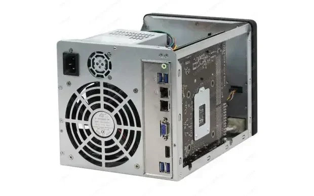 NAS-opslag met 4 borden Desktop Kantoorcomputer Server ITX Interstellaire slak Hot-swappable chassis