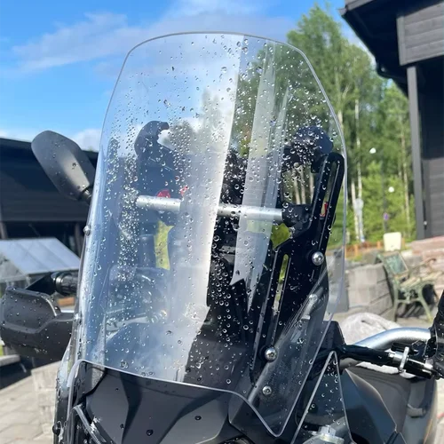 Imagen 2 del producto Para YAMAHA TENERE 700 T700 T7 2019 - 2024 Tenere700 soporte de pantalla de viento accesorios de motocicleta ajustador de parabrisas