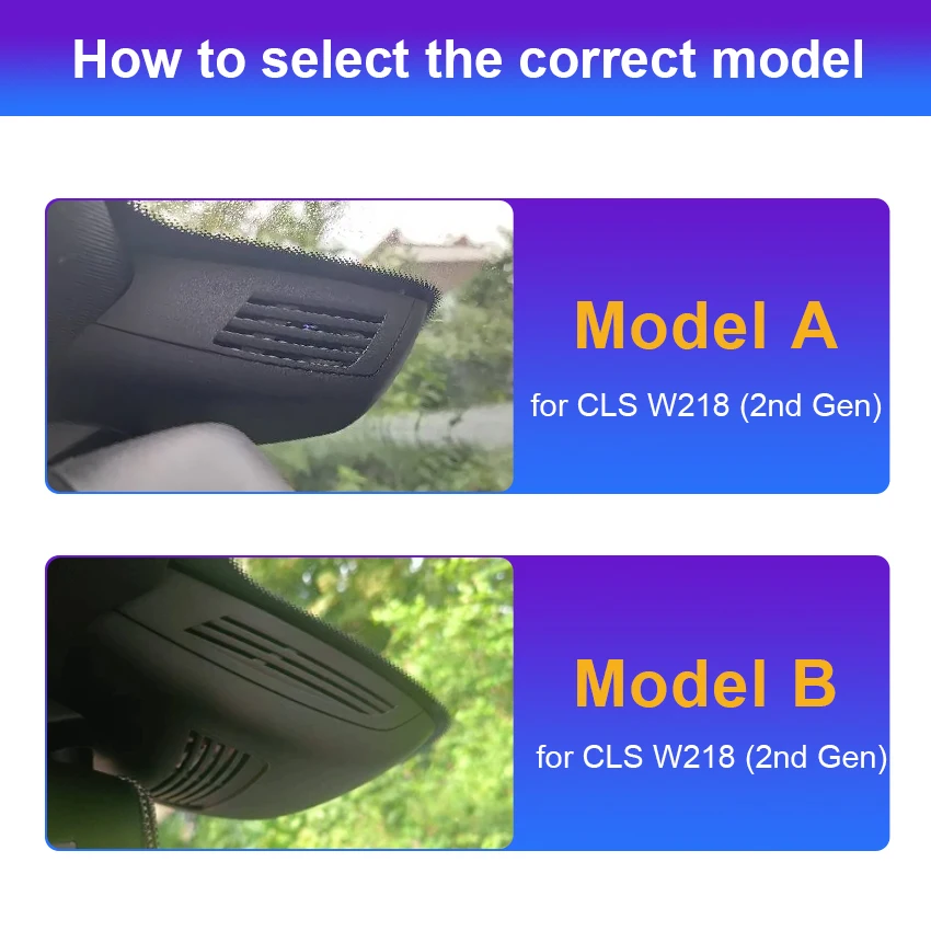 

Видеорегистратор Model A для Mercedes-Benz CLS CLS350 CLS320 CLS300 CLS260 W218 (2-го поколения) 2012-2018, автомобильный видеорегистратор Plug and Play 4K