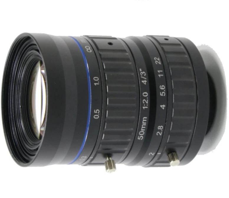 4/3 12MP 50mm FA Lens CCTV Lens Ultra-high resolution lens C-Mount Multi-layer coating high transmittance Compact structure