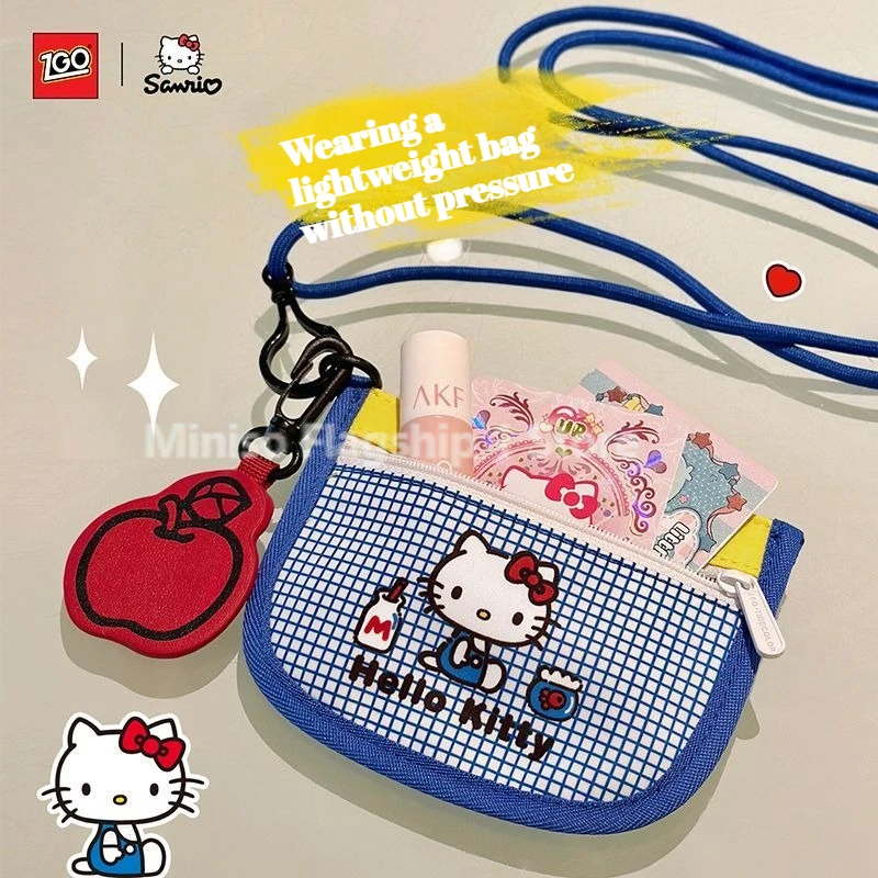 NewSanrio Cartoon HelloKitty Cinnamoroll Kuromi My Melody Gift for Kids Trend Coin Purse Mini Headphone Bag Sense of Luxury Cute - view 3