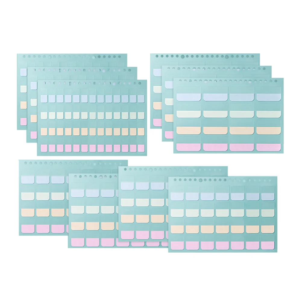

316Pcs Color Note Tabs Household Page Markers Portable Self-Adhesive Book Tabs Compact Sticky Flags for School Work