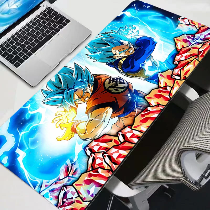 Tapis de souris Dragon Ball Vegeta, grand tapis de souris XXL pour clavier et bureau, tapis de souris en caoutchouc pour ordinateur portable