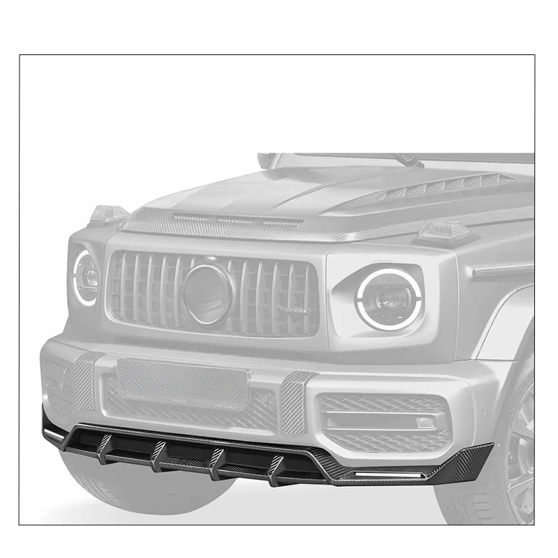 

For Mercedes-Benz G63 W464 TOP Model Dry Carbon Fiber Front Lower Lip