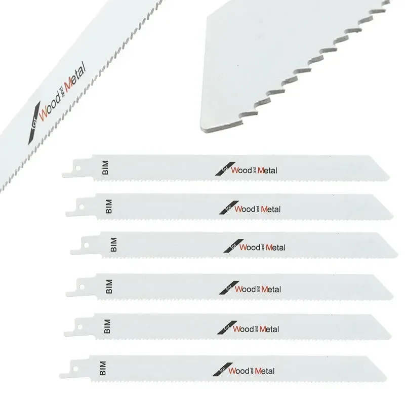 Lâminas de serra alternativa Tubo de metal de madeira Multi lâmina de serra Ferramentas de corte para madeira Acessórios para ferramentas elétricas 225mm