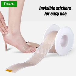 Tcare 1 Roll Heel Sticker Silicone Gel Tape Protector,Blister Prevention Bandaids for Feet,Hand Foot Bandage for Calluses Tender