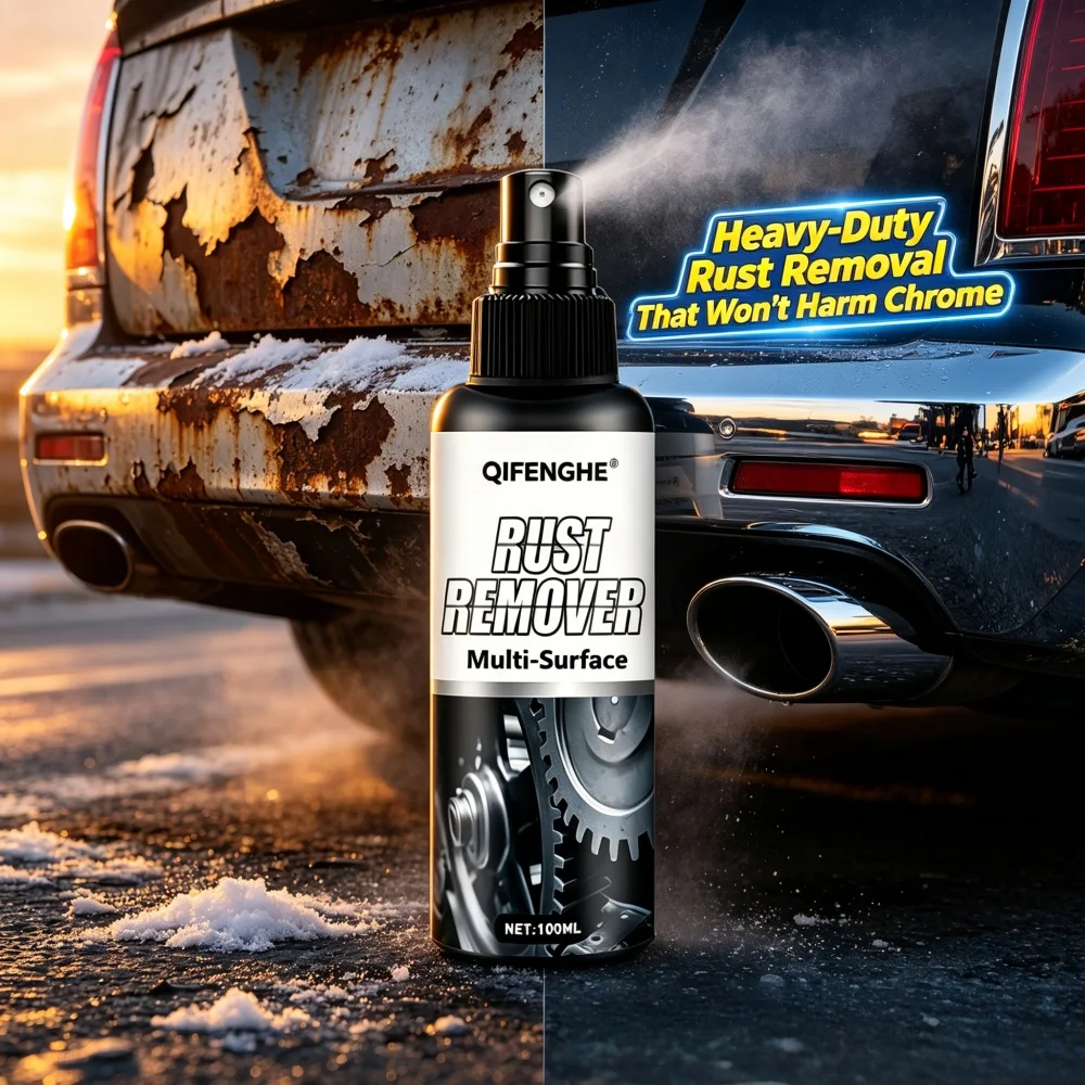 Mehrzweck-Rostentferner-Spray, Schnelle und Effektive Rost- und Schmutzentfernung, Sicher für Metall-, Auto- und Haushaltsflächen
