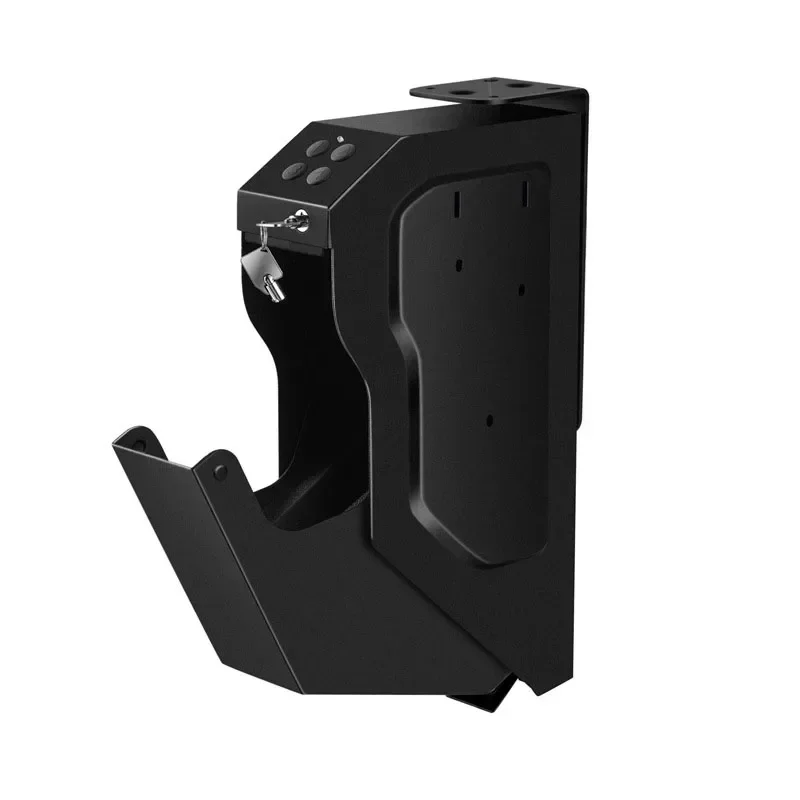 

Fingerprint Password Key three in one Gun Box Safe Portable anti-theft Coffer Pistol Safe Box Steel Gun Box Unlock Anti-Burglary