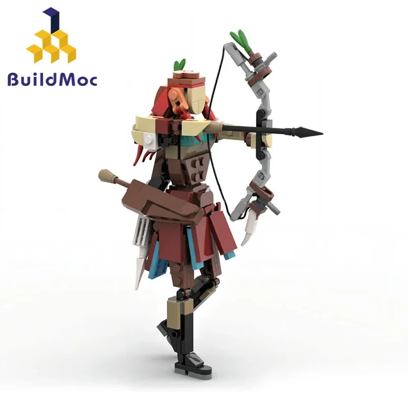 

Конструктор игрушечный MOC Horizon Aloy, набор строительных блоков, Zero Dawn, фигурки, кирпичи, модель кирпича, игрушки для детей, подарок на день рождения