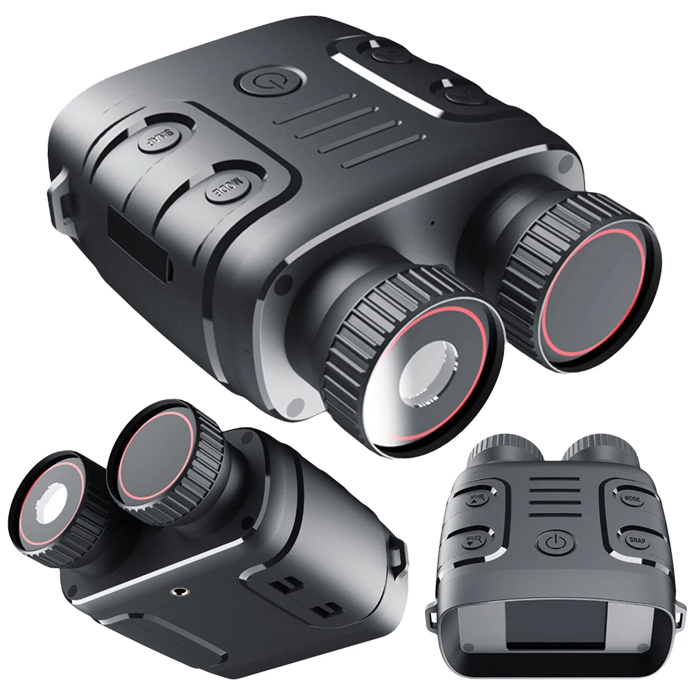 HD 1080P Digital Night Binoculars 2.4-inch Screen Night Vision IR Goggles 300M Full Dark Viewing Distance for Video and Photo