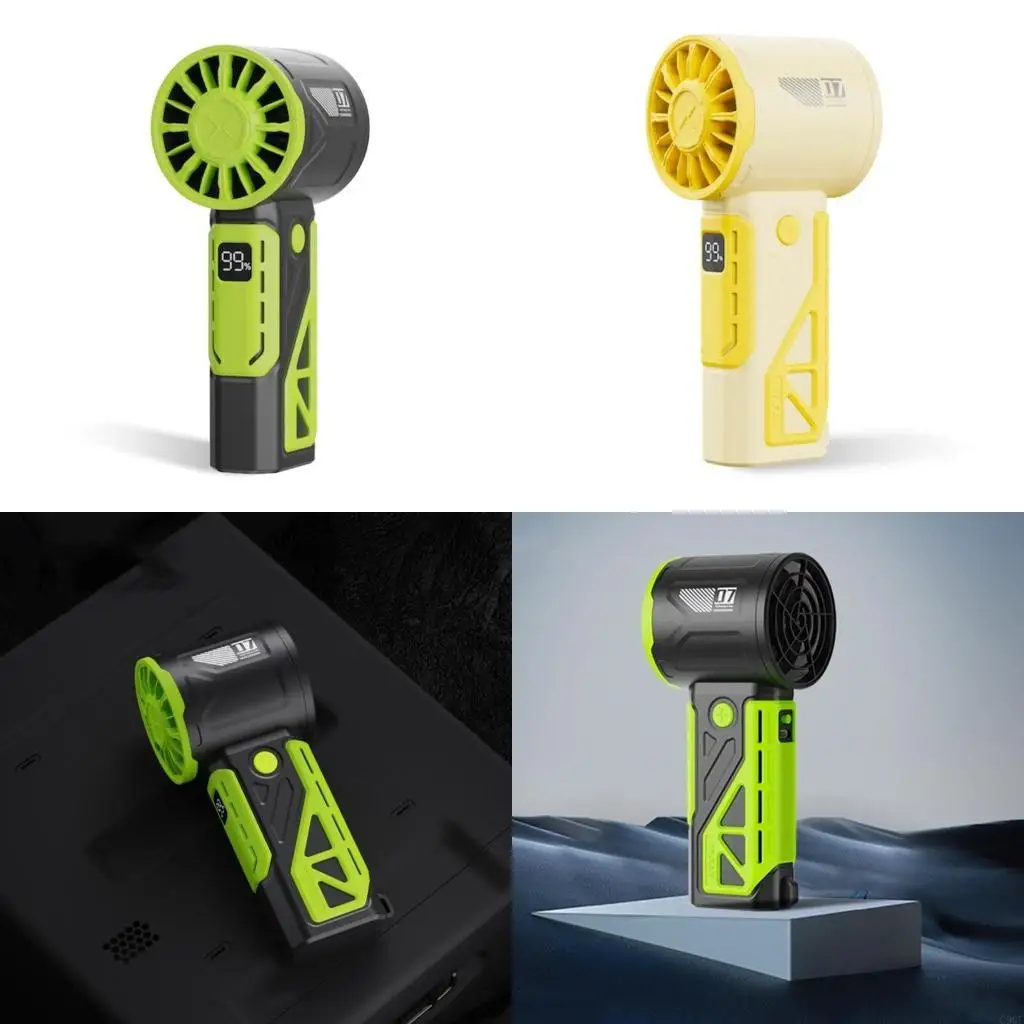 Портативный портативный вентилятор C90F, малый вентилятор с регулируемой скоростью (1-100), персональный вентилятор с батареей