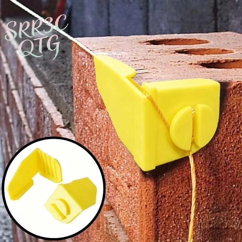 Hot Sale 1/2/4 PCS Heavy Duty Plastic Brick Liner Clips Stable Fixation Strong Grip For Masonry Construction Projects