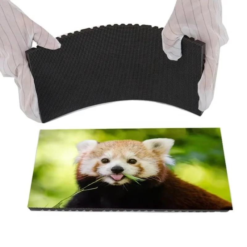 Led Flexible Screen Indoor Wall Display Advertising Led Panel Iron Material 220V-240V 2.5mm Module Companies High-quality