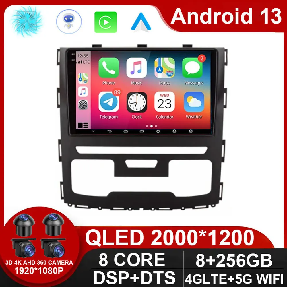 

Android 13 Carplay for Great Wall hover Haval H9 2015 - 2020 Auto radio Video Player multimedia car GPS navigation no 2din DVD