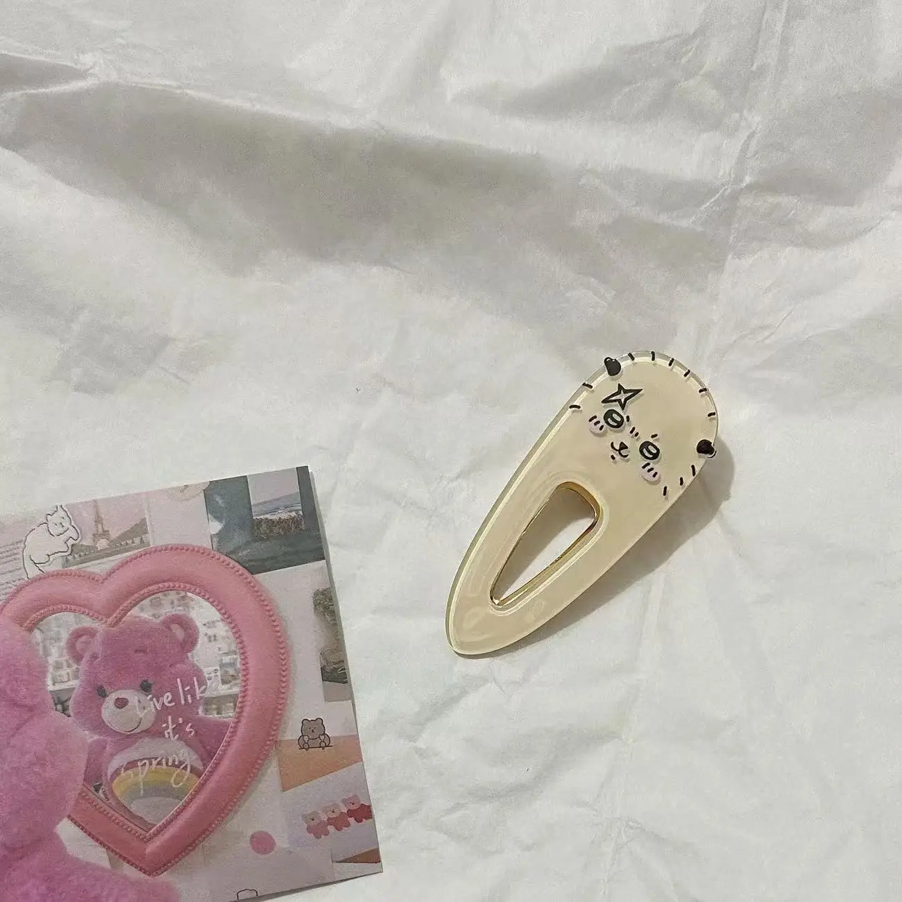 Kawaii Chiikawas Charakter-Haarspangen Niedliche Cartoon-Acryl-Entenschnabel-Clips Lustige Anime-Haaraccessoires für den Täglichen Gebrauch