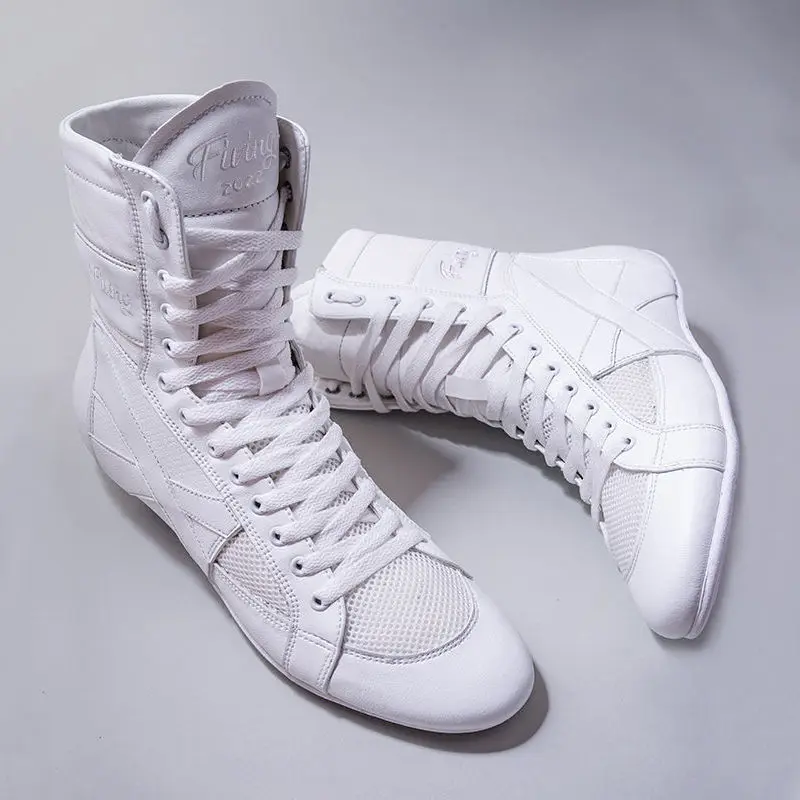 High Quality Men's and Women's Boxing Shoes Professional Wrestling Shoes Lightweight Flying Shoes Non-slip Wrestling Sneakers