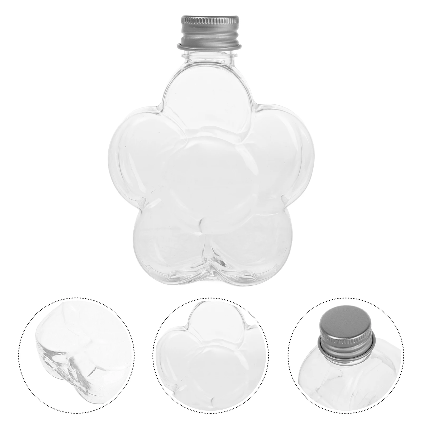 

10pcs Sand Art Bottles Star-Shaped Transparent Plastic Vials Craft Containers Kids Activity Wedding Party Wishing Jars Mini