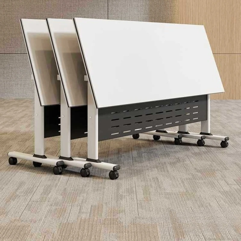 

Folding Conference Table Movable Splicing Long Table Double Desk Foldable