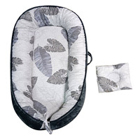 Portable Baby Nest for Co Sleeping Newborn Baby Lounger Cotton Breathable Adjustable Baby Crib In Bed