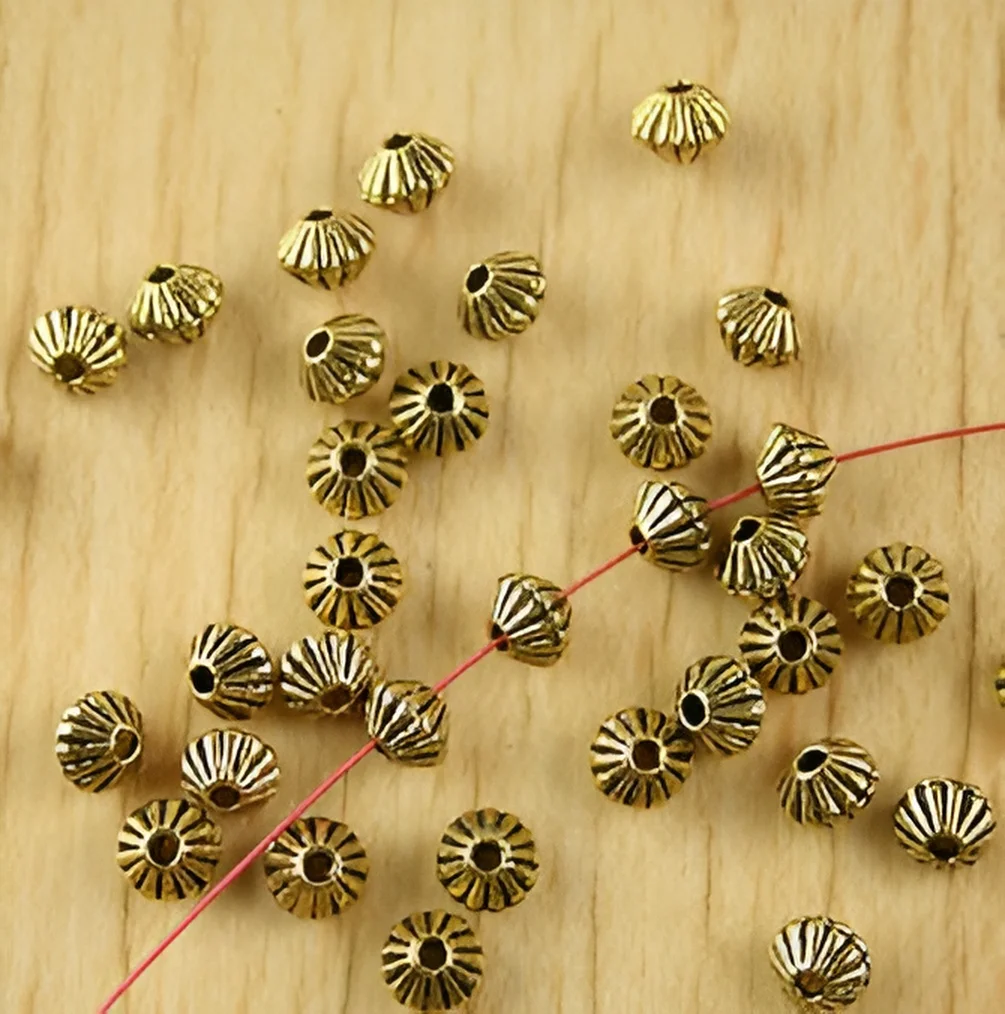 

50pcs 5x4mm,hole:1mm Alloy metal special spacer beads HWH1773