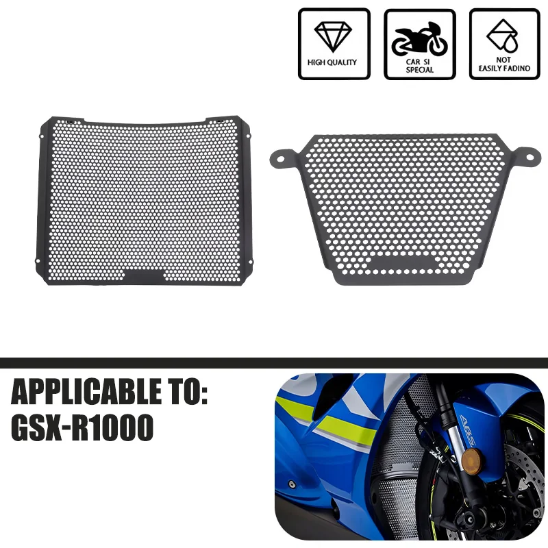 

For Suzuki GSXR1000R GSXR1000 GSX-R 1000R GSX-R 1000 2017-2023 Motorcycle CNC Radiator Grille Guard Cover Oil Cooler Protector