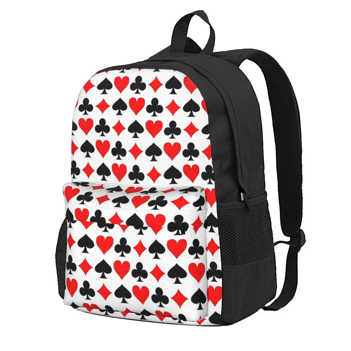 

JACKPOT! Full House Spades Student Backpack School Bag Hiking Travel Daypack for Men Women Fashion Bookbag Shoulder Bags