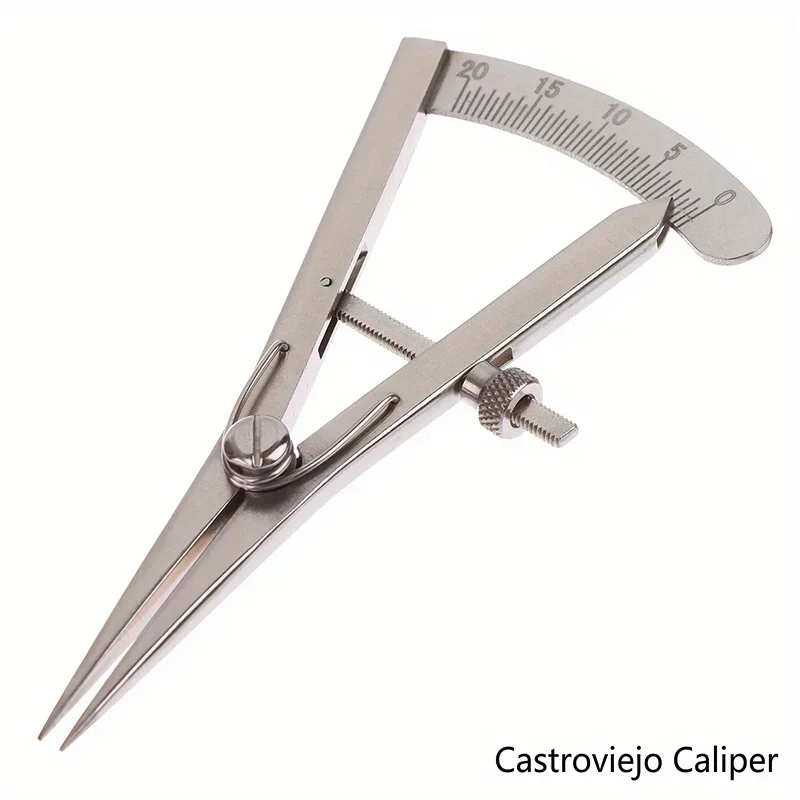 1Pc Stainless Steel with Scale Mini Spacing Gauge Diy Handmade Leather Metal Caliper Adjustable Edger Instruments