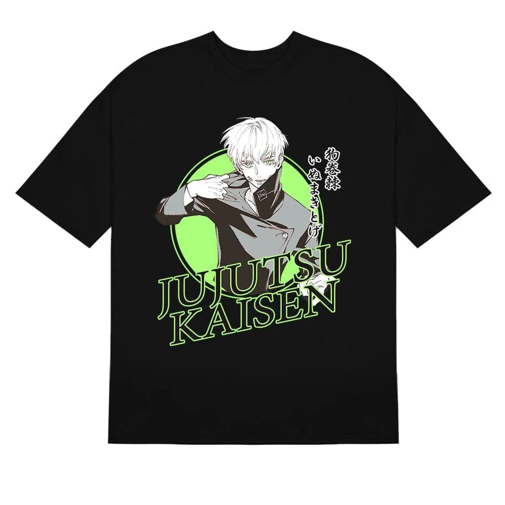 Toge Inumaki Green Circle Jujutsu Kaisen T-Shirt - Unique Anime Tee