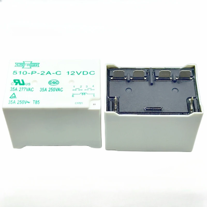 

（Brand New Original）1pcs/lot 100% original genuine relay:510-P-2A-C 12VDC 35A 277VAC 6pins