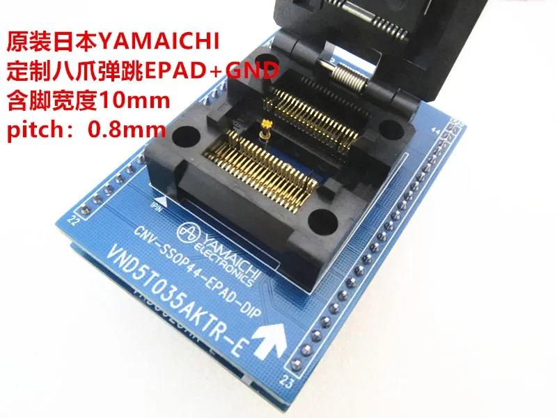 

SSOP24/DIP VND5T035AKTR VND5025AK Peduncular10 мм Шаг 0,8 мм IC Испытательное сиденье Испытательный стенд Испытательная розетка Сиденье для программирования