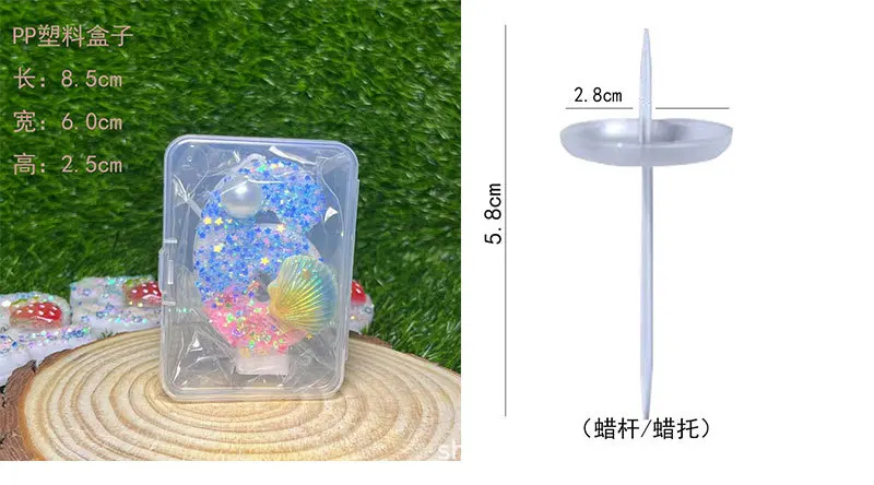 Peach Blossom and Butterfly Themed Number Candles Set From 0 To 9 for DIY Birthday Cake Decor Party Supplies Candles