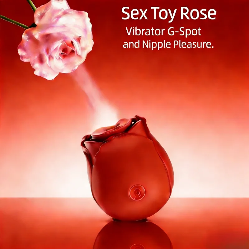 Vagina Sucking Vibrator for Women's Spring Rose Shape Intimate Good Nipple Sucker Oral Stimulation Sex Toy For Couple Games image 6