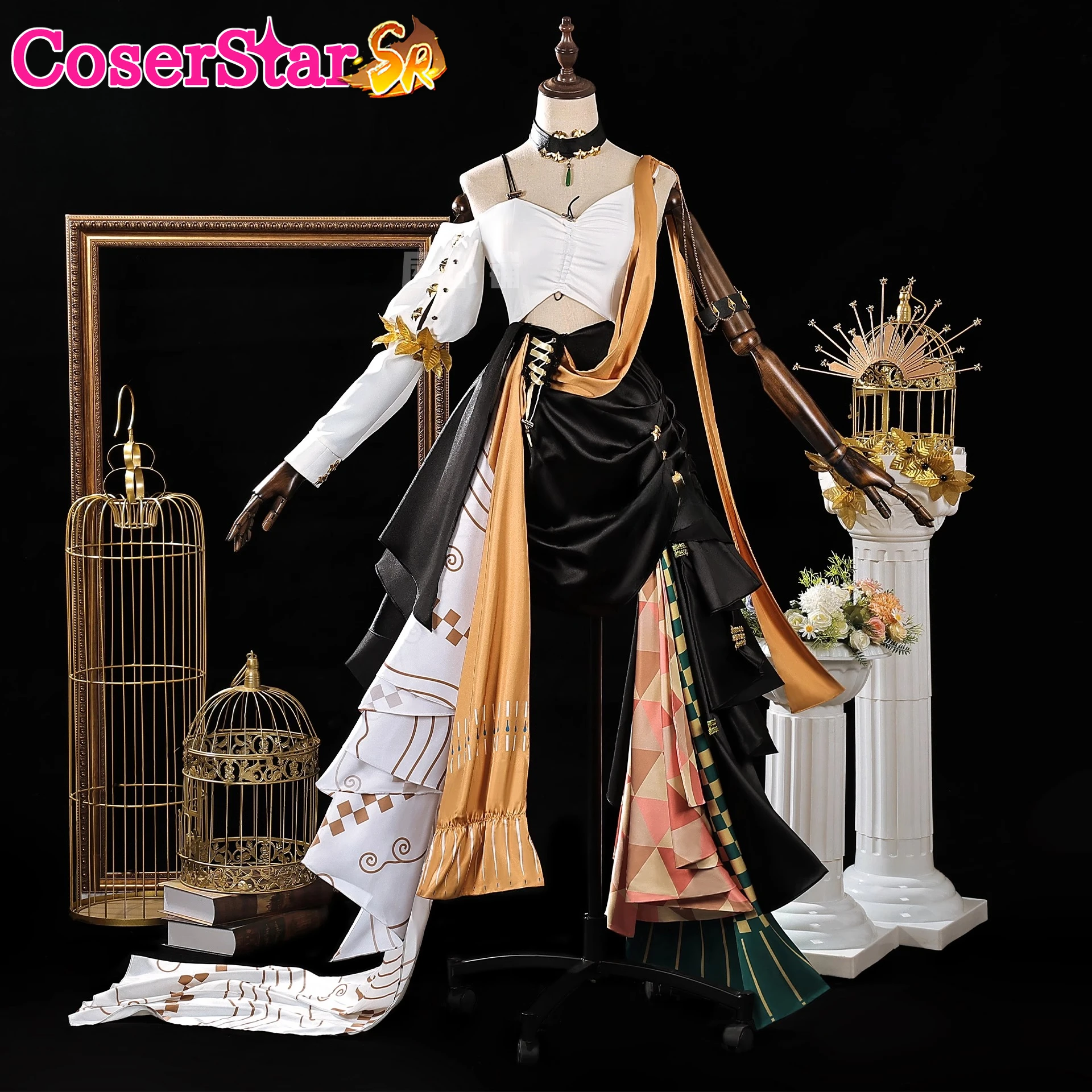 

CoserStar-SR Arknights Muelsyse Косплей Костюм Ролевые Игры Парики Наряд Хэллоуин Карнавальная Вечеринка Униформа Костюмы