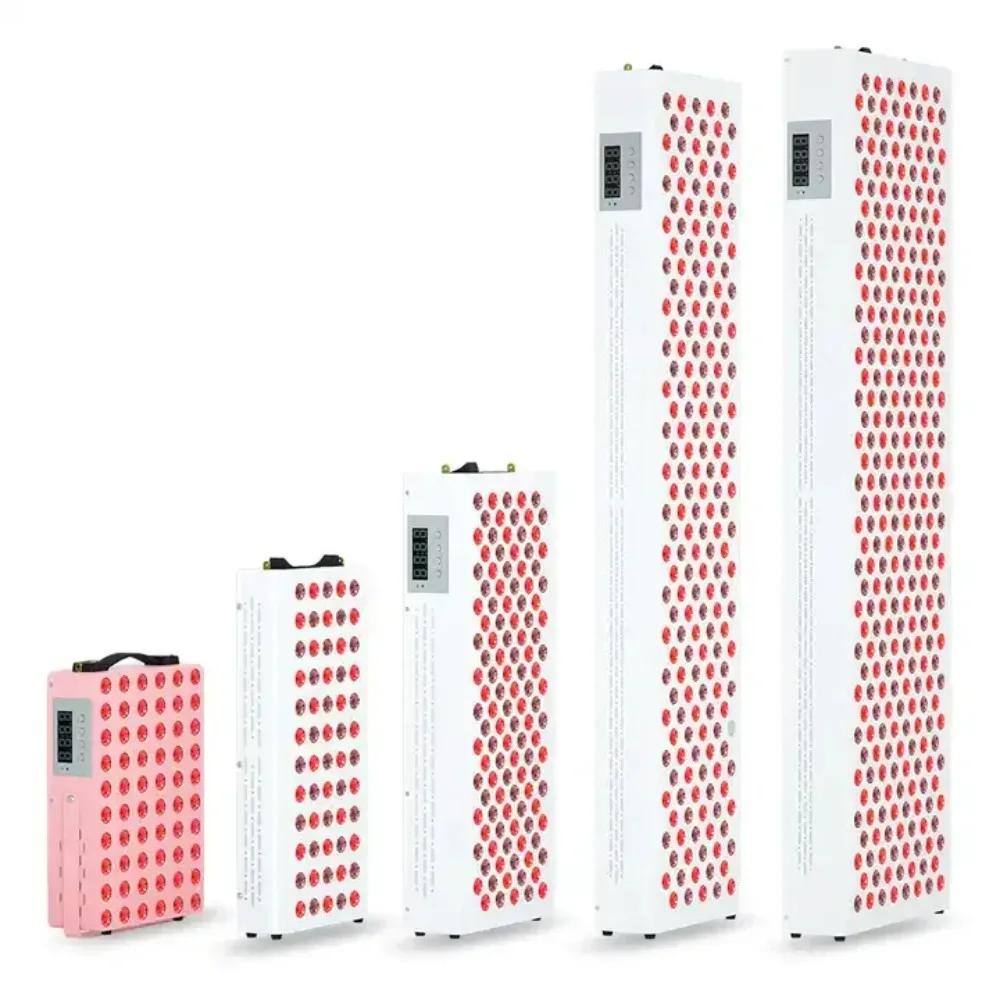 

Full Face Body 3000W 1500W 400W 300W Beauty Device 660nm 850nm 630nm PDT NIR 3000W Infrared Red Light Therapy Panel