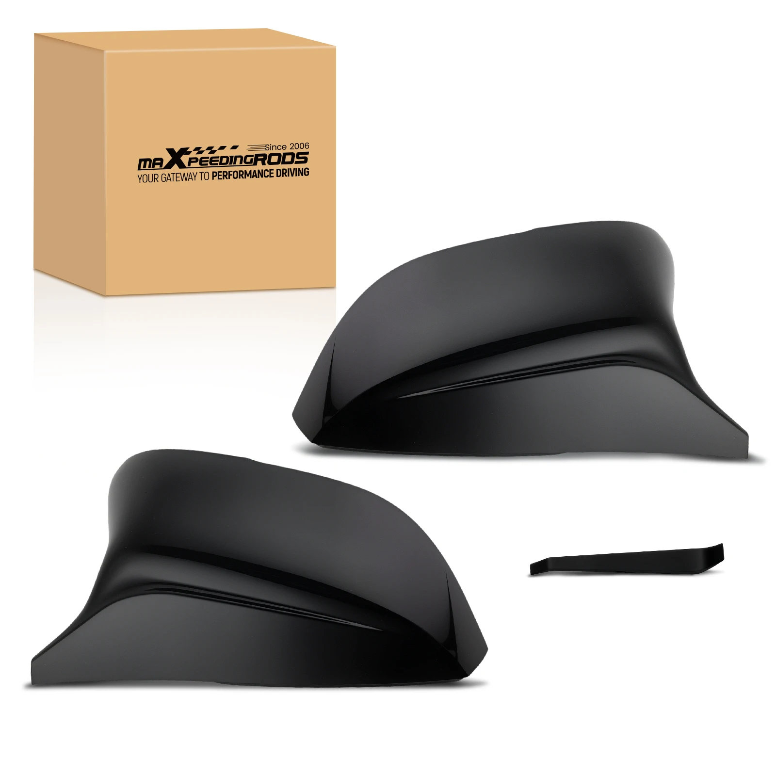 

Side Mirror Cover Caps for Infiniti Q50 Q60 Q70 2014-2022 96374-4GA0H Black