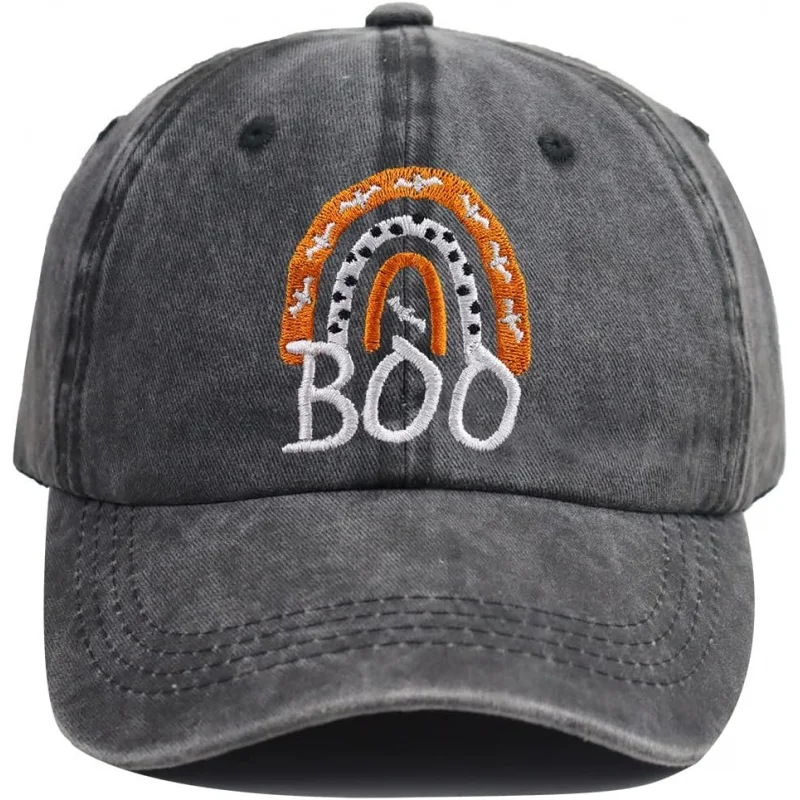 

Halloween Men's and Women's Decoration BOO Ghost Fashion Embroidery Adjustable Baseball Hat