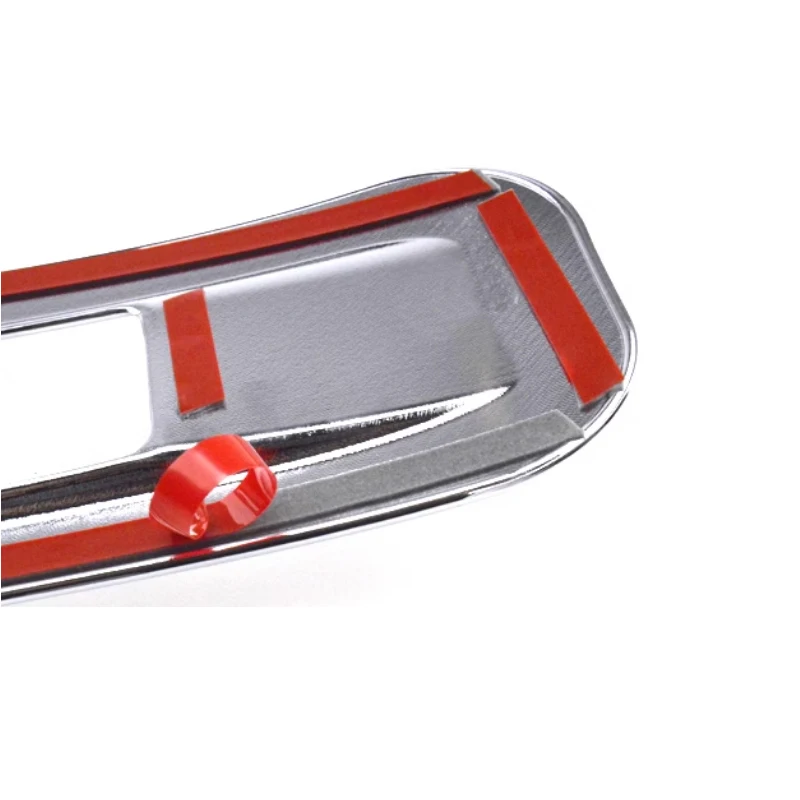 Стайлинг автомобиля, хромированная задняя противотуманная фара из АБС-пластика, обшивка, подходит для Touareg 2011-2015, декоративная наклейка, защита, внешний аксессуар