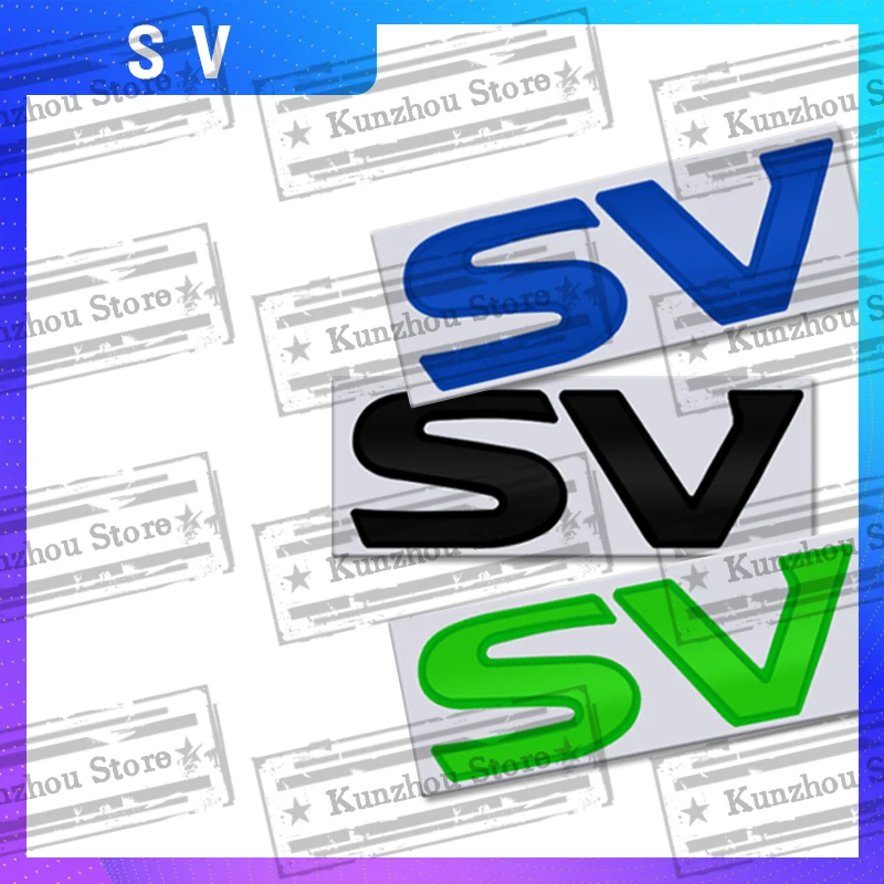 شعار معدني SV لنيسان باثفندر R51 Teana Sentra Navara Titan Pro4X شعار شعار السيارة الخلفي الجذع ملصق شارة التصميم #3