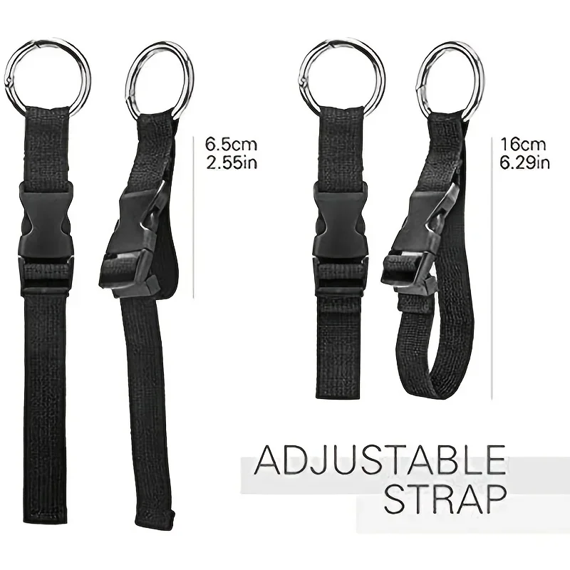 Luggage Accessories Travel Luggage Fixed Strap Holder Backpack External Strap Portable Strap with Release Buckle Add-A-Bag