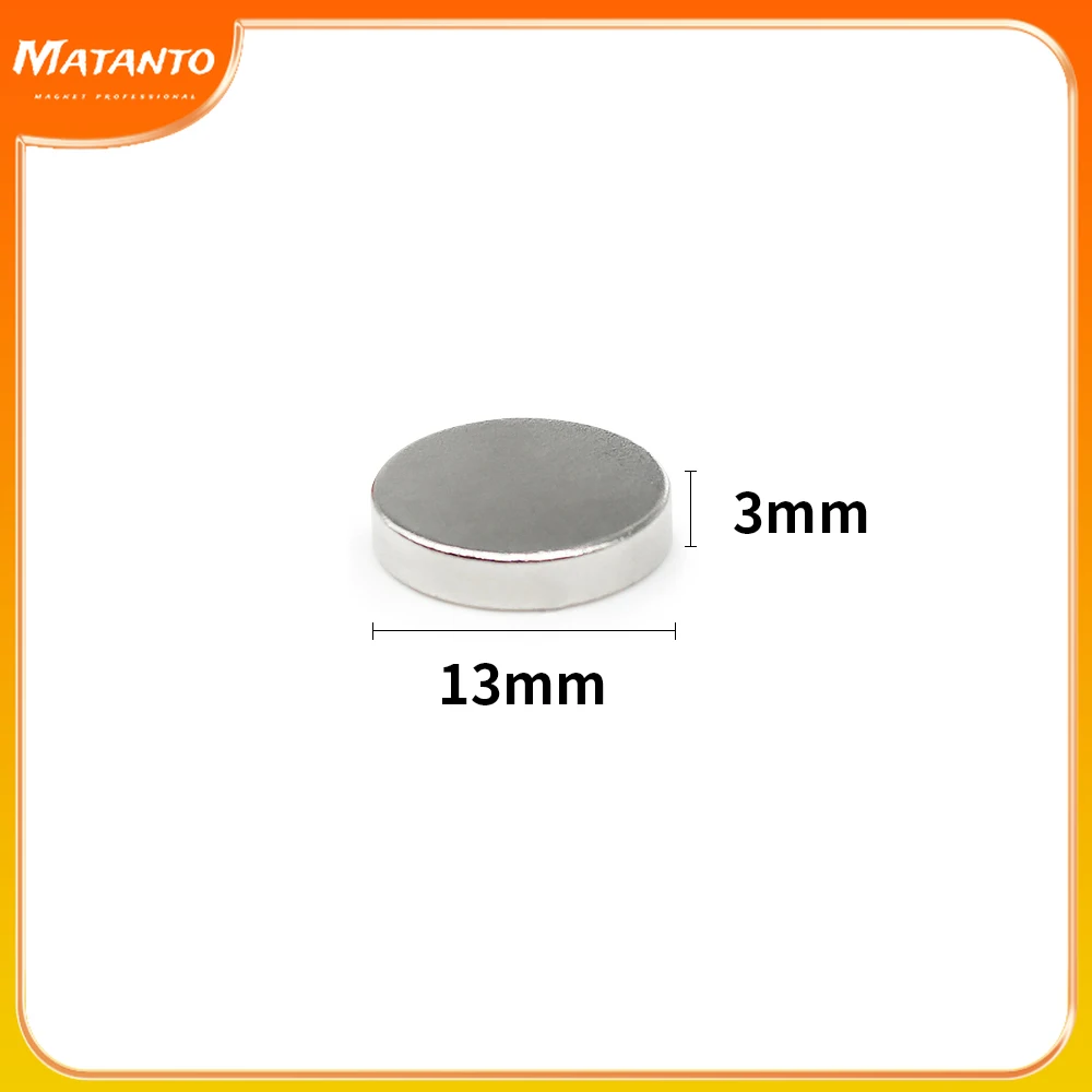 

10/20/50/100/150PCS 13x3 mm Disc Neodymium Magnets 13mm*3mm Sheet Permanent Round N35 Super Strong Powerful Magnets 13*3 mm