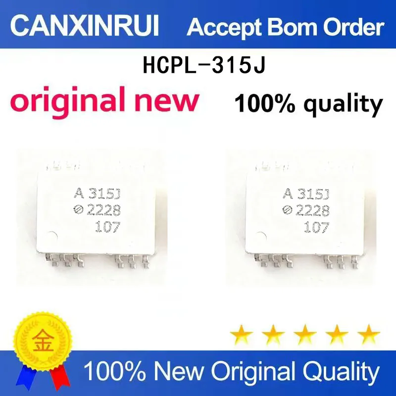 (5-100 Pieces)Brand new original HCPL-315J A315J SOP12 patch optocoupler spot chip IC