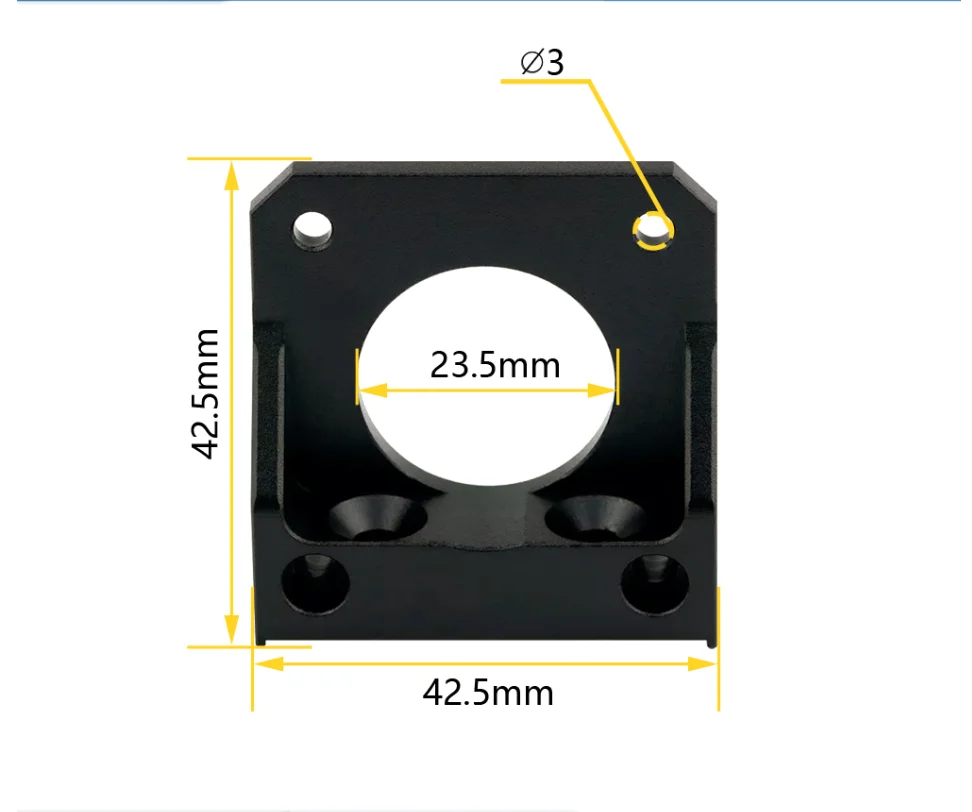 3D printer accessories all metal Z-axis stepping motor upgrade fixed base bracket for Ender3 V2