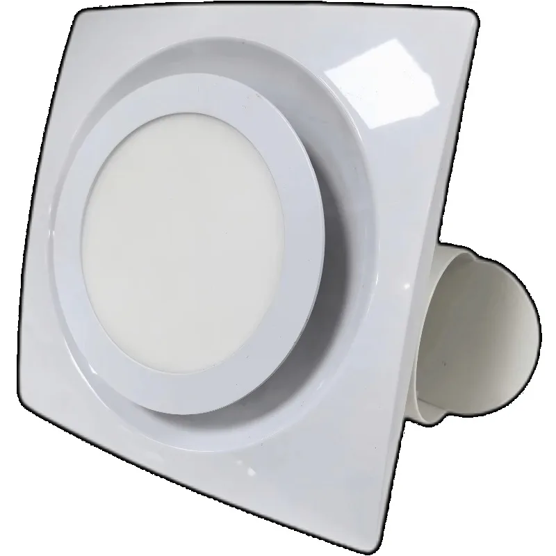 

2-In-1 Plastic Blade LED Lighting Ventilation Fan AC Power Integrated Exhaust Wall Ceiling Fan