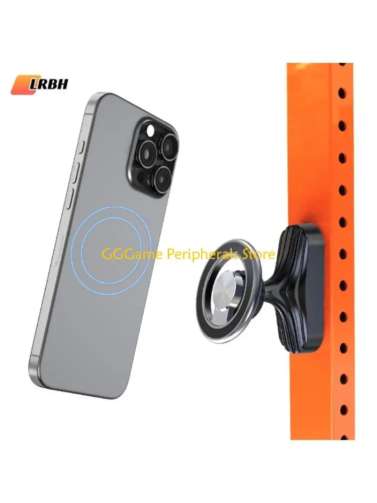 U55B Fitness Phone Mount Attachment For Gym Equipment Antislip Silicone Pad