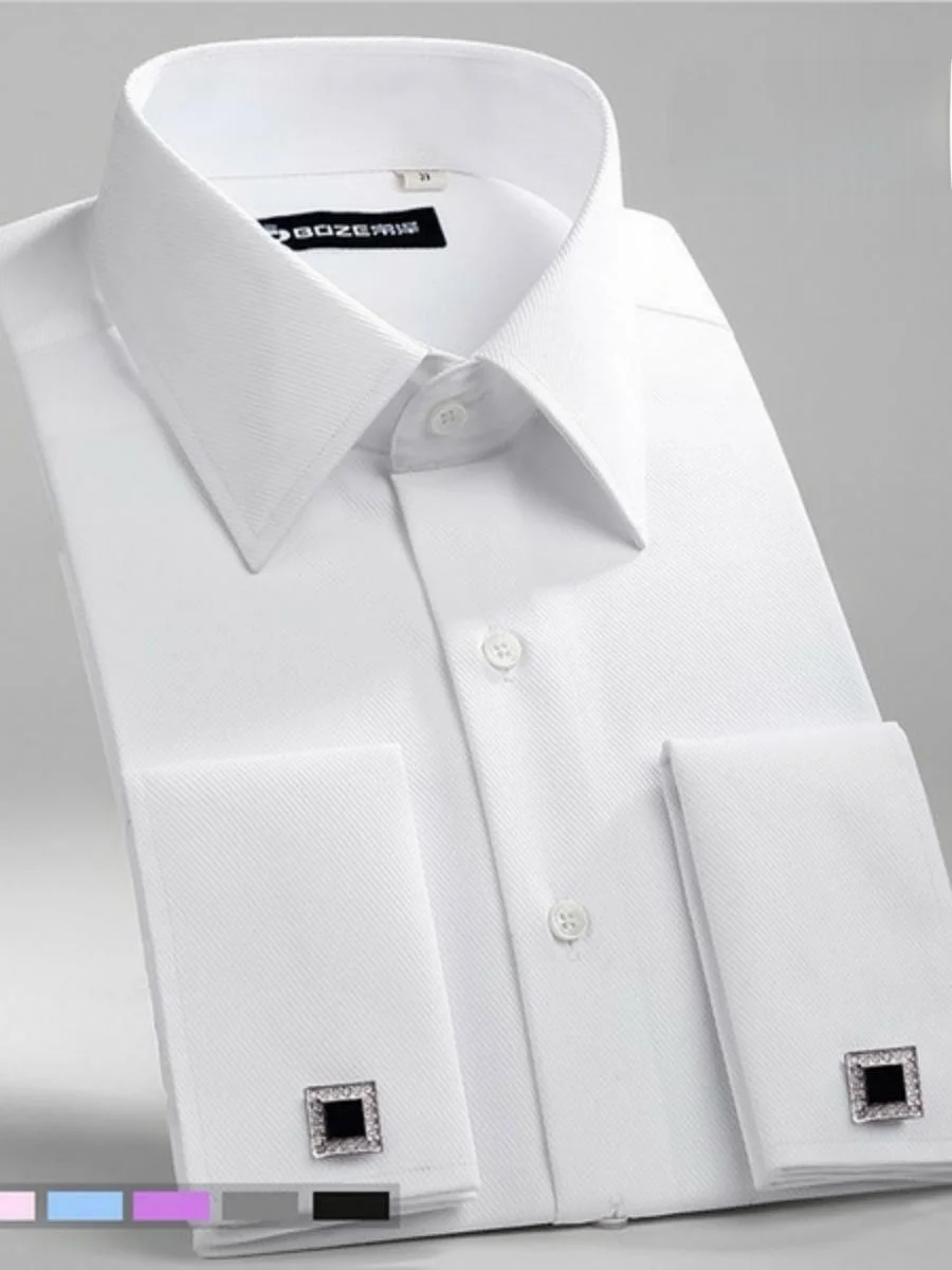 

Long Sve Men's irt Button Cuff irt Men's Sle Faionable Casual Comfortable Fit Spring Summer Autumn Seasonal Wear
