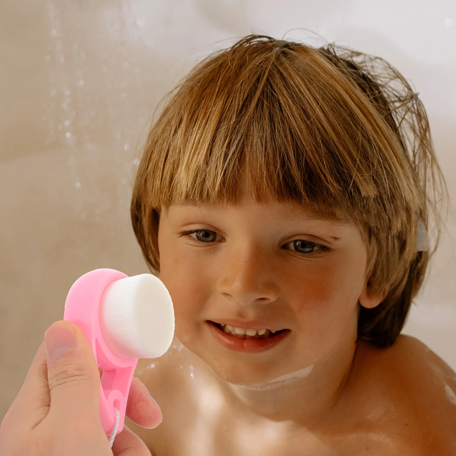 2 個クレンジングブラシフェイスクリーナースクラバークリーニング顔の角質除去ブラシ皮膚洗浄