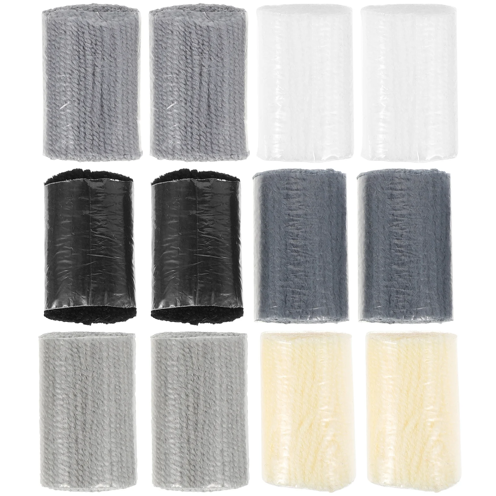 

12pcs Carpet Yarn Embroidery Kits Tufting Latch Hook Rug Making DIY Crafts Acrylic Soft Touch Storage Friendly