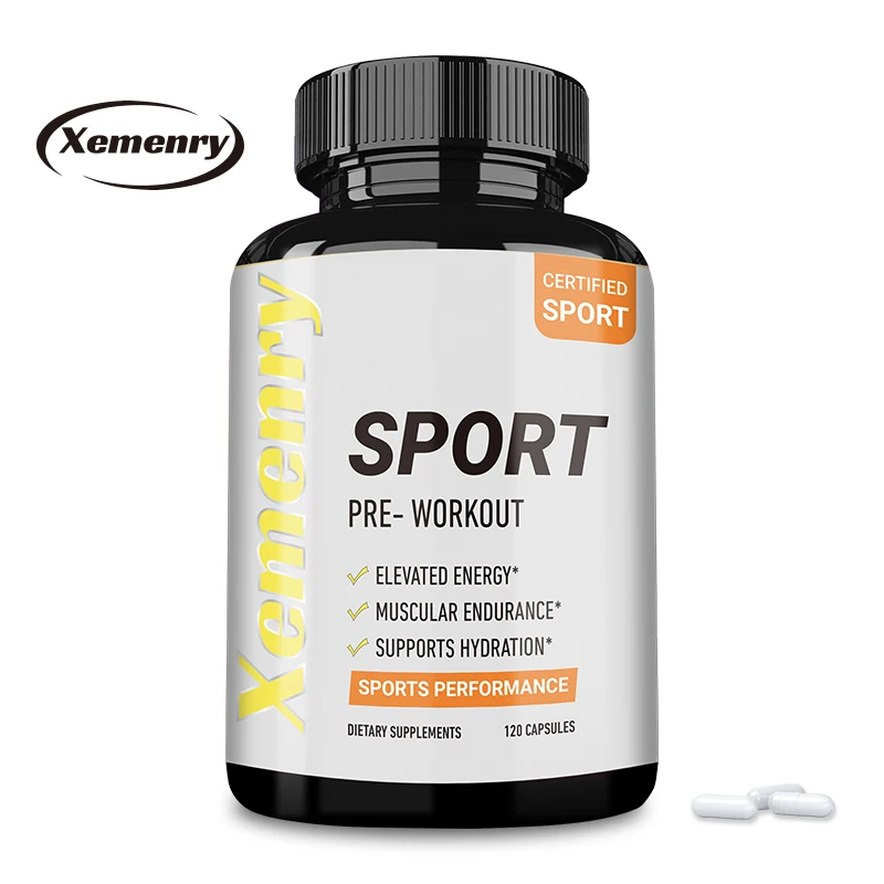 

Sport Pre Workout Supplement - Build Muscle and Strength, Improve Exercise Performance, and Promote Recovery After Exercise