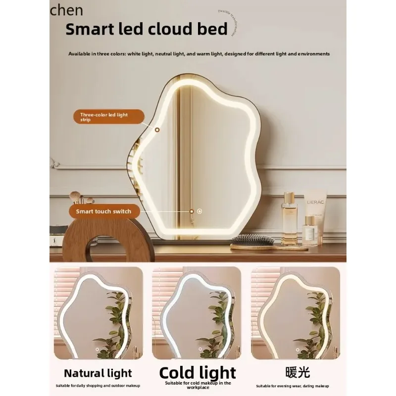 GZ-17 Solid Wood Dressing Table Small Apartment Bedroom Chest of Drawers Multifunctional Desk Storage Makeup Table